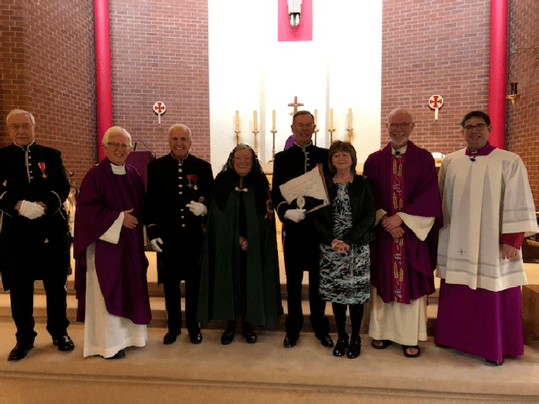 Investiture of John MacDonald KSG